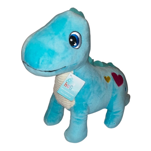Toys Hug Me Plush Blue Teal Dino Plush Stuffed Animal Walgreens